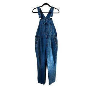 Old Navy Women’s Denim Jeans Dad Bib Overalls Medium Wash Size 8 Y2K Casual
